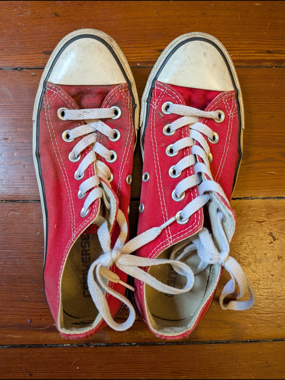 Women's Red Converse Sneakers